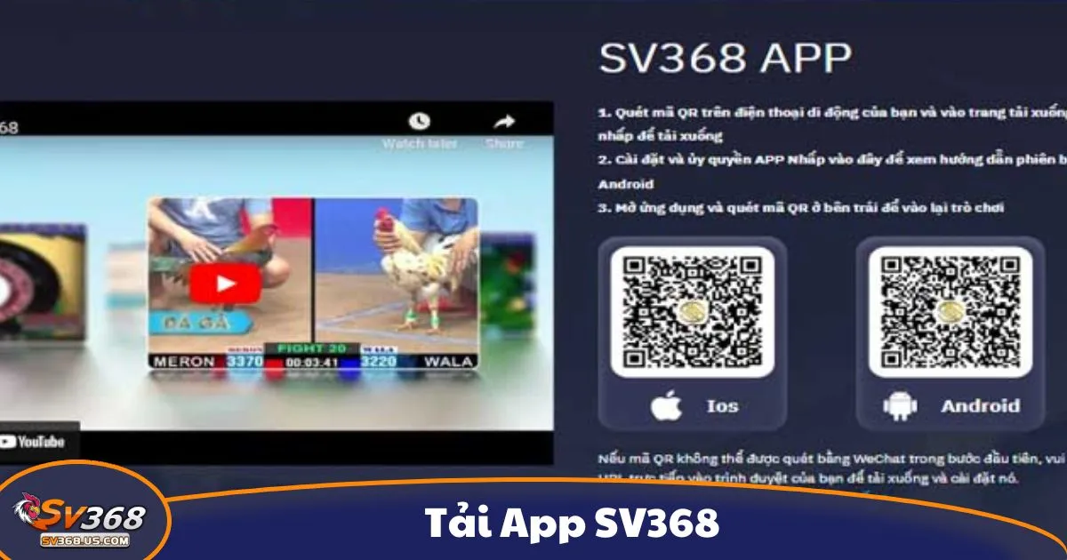 Tải App SV368 – Hướng dẫn tải & cài đặt app SV368 trên iPhone